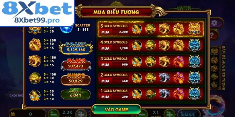 Quy luật chơi slot Kho Báu Tứ Linh 8xbet