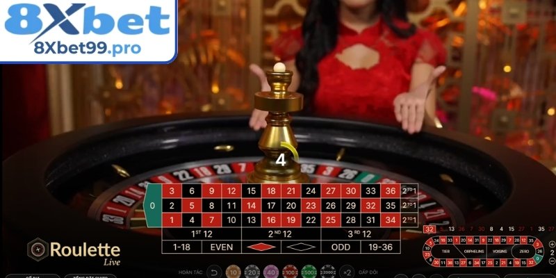 Roulette - Bánh xe may mắn tại sảnh EVO 8xbet
