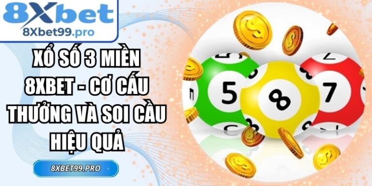 Xổ số 3 miền 8xbet